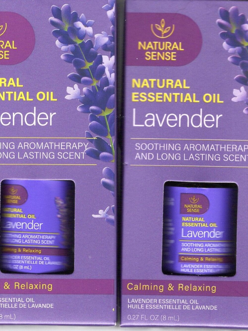 Natural Sense - Natural Essential Oil Lavender Soothing Aromatherapy (Set of 2)